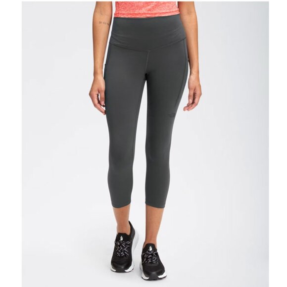 THE NORTH FACE MOTIVATION HIGH-RISE POCKET CROP LEGGINGS - Picture 1 of 3